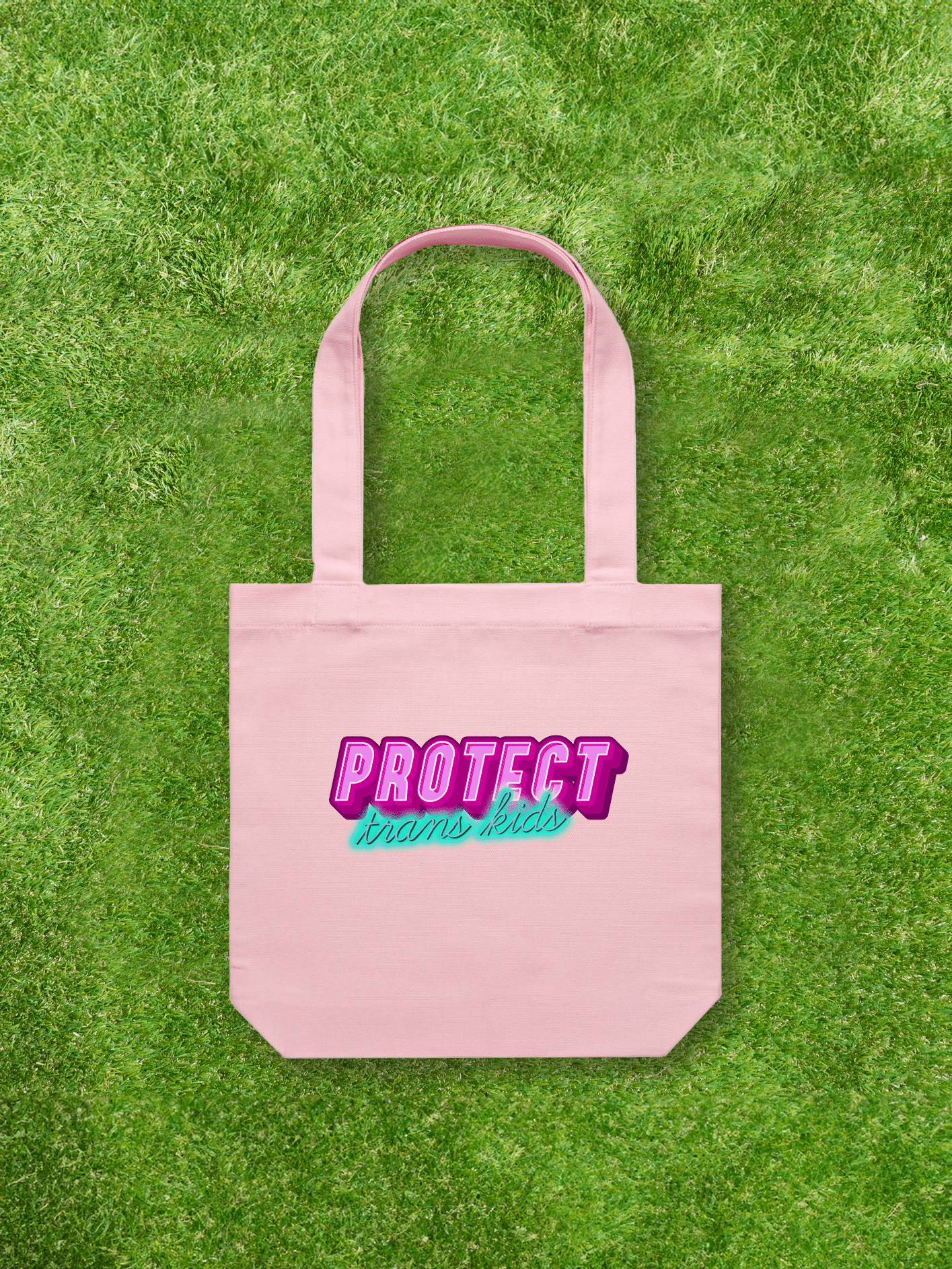 Large printed Cotton Canvas Tote Bag - Pink - Gay SkateLarge printed Cotton Canvas Tote Bag - Pinkskate accessoriesGay SkateGay Skate