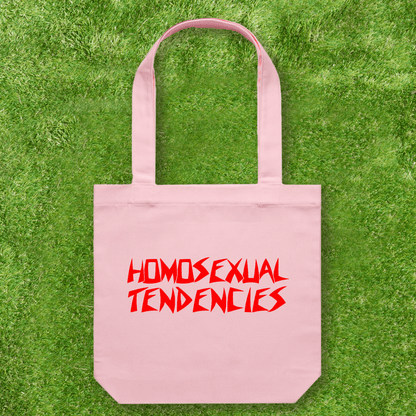 Large printed Cotton Canvas Tote Bag - Pink - Gay SkateLarge printed Cotton Canvas Tote Bag - Pinkskate accessoriesGay SkateGay Skate