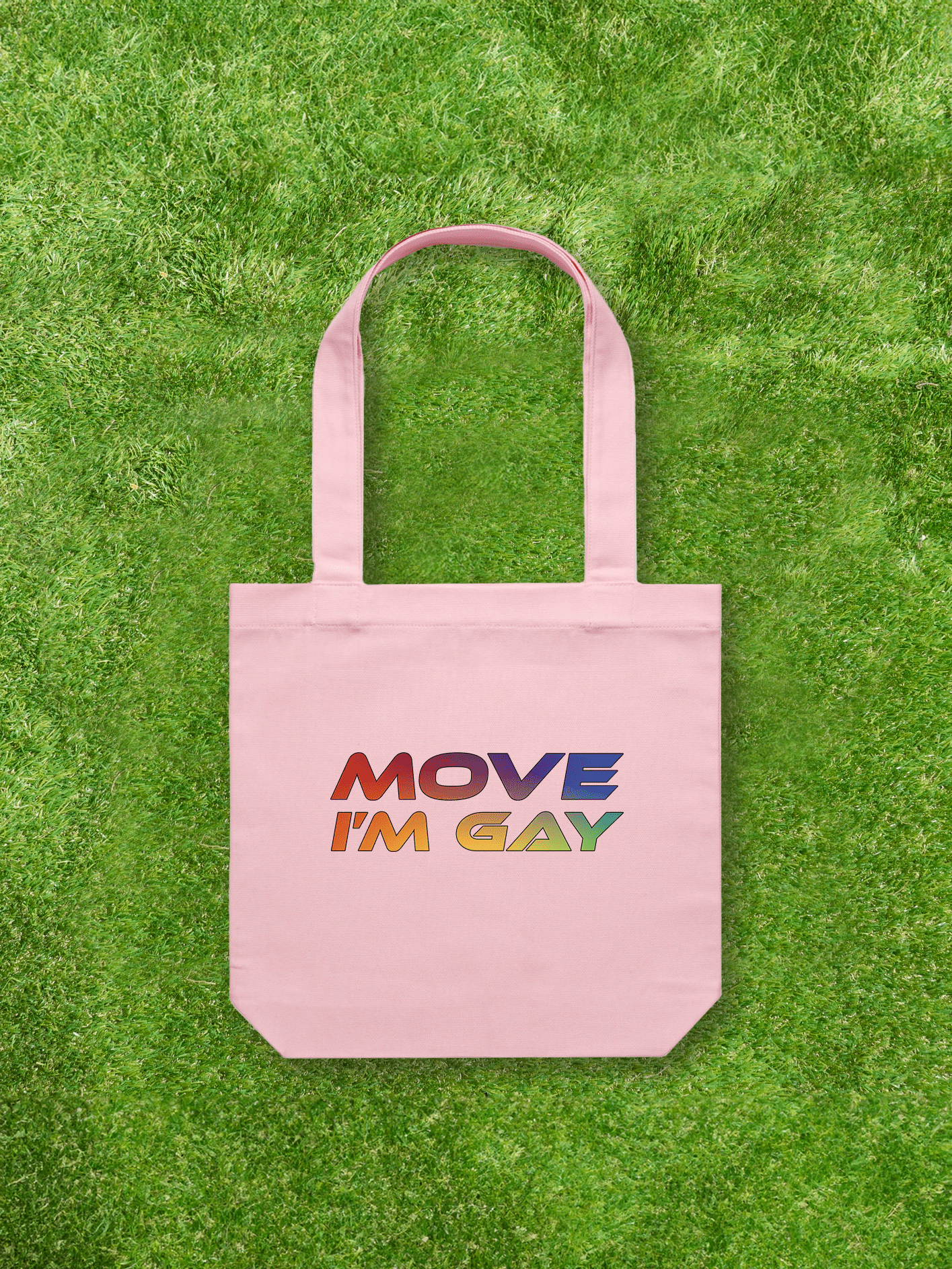 Large printed Cotton Canvas Tote Bag - Pink - Gay SkateLarge printed Cotton Canvas Tote Bag - Pinkskate accessoriesGay SkateGay Skate