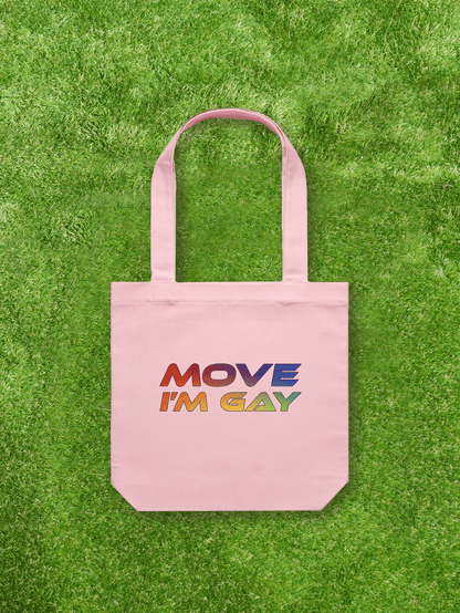Large printed Cotton Canvas Tote Bag - Pink - Gay SkateLarge printed Cotton Canvas Tote Bag - Pinkskate accessoriesGay SkateGay Skate