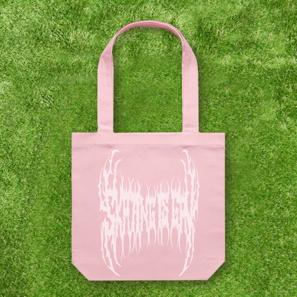 Large printed Cotton Canvas Tote Bag - Pink - Gay SkateLarge printed Cotton Canvas Tote Bag - Pinkskate accessoriesGay SkateGay Skate