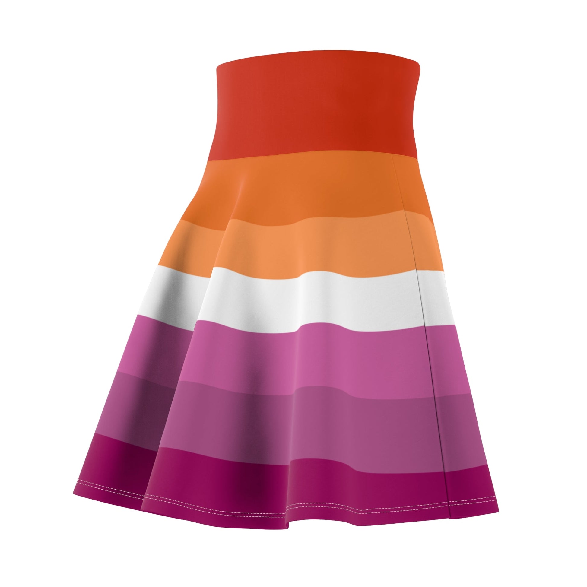 Lesbian pride flag Skater Skirt - Gay SkateLesbian pride flag Skater SkirtAll Over PrintsPrintifyGay Skate29727388030517762136