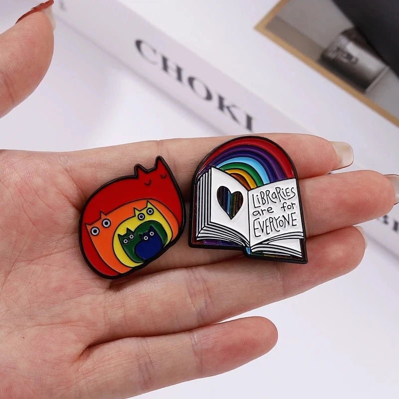 LGBTIQ Rainbow Pride Enamel Pins - Gay SkateLGBTIQ Rainbow Pride Enamel Pinsskate accessoriesGay SkateGay Skate200001033:200003757#Style 5