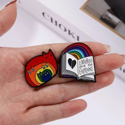 LGBTIQ Rainbow Pride Enamel Pins - Gay SkateLGBTIQ Rainbow Pride Enamel Pinsskate accessoriesGay SkateGay Skate200001033:200003757#Style 5