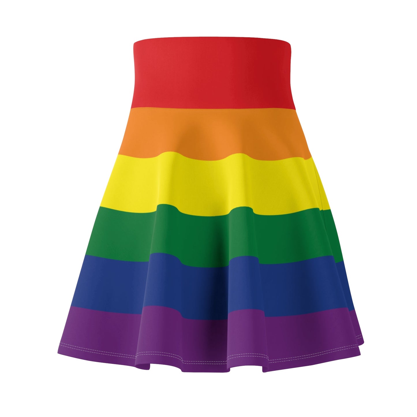 LGBTIQ Rainbow Pride flag Skater Skirt - Gay SkateLGBTIQ Rainbow Pride flag Skater SkirtAll Over PrintsPrintifyGay Skate62693647210959985355