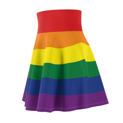 LGBTIQ Rainbow Pride flag Skater Skirt - Gay SkateLGBTIQ Rainbow Pride flag Skater SkirtAll Over PrintsPrintifyGay Skate62693647210959985355