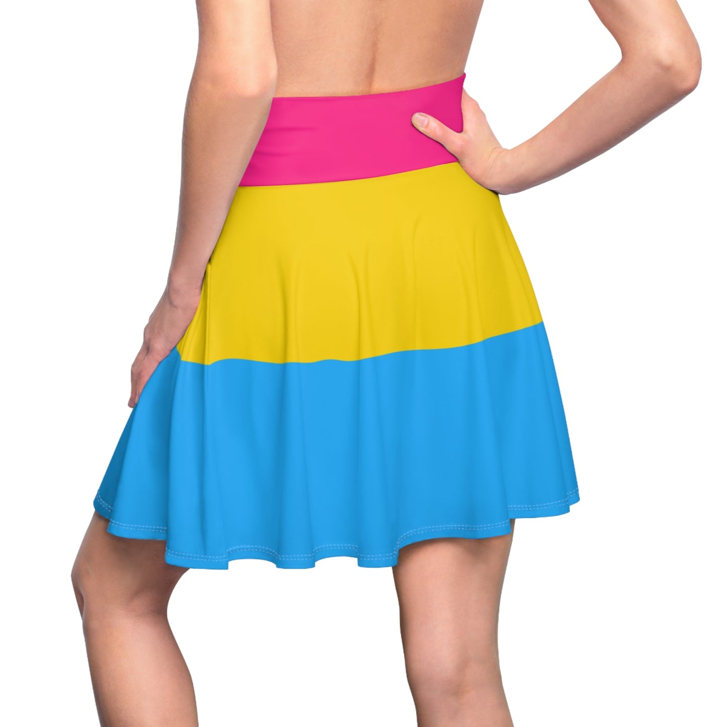 Pansexual Pride Flag Skater Skirt - Gay SkatePansexual Pride Flag Skater SkirtAll Over PrintsPrintifyGay Skate31176696579355456755