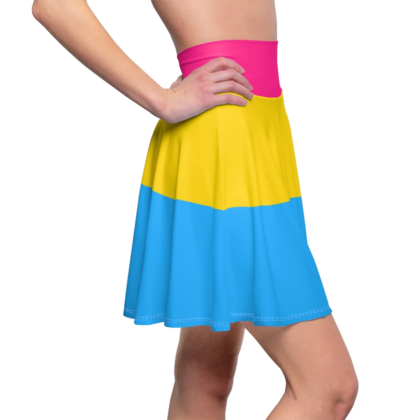 Pansexual Pride Flag Skater Skirt - Gay SkatePansexual Pride Flag Skater SkirtAll Over PrintsPrintifyGay Skate31176696579355456755