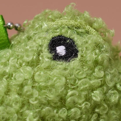 Plush Frog Keychain Bag-Charm