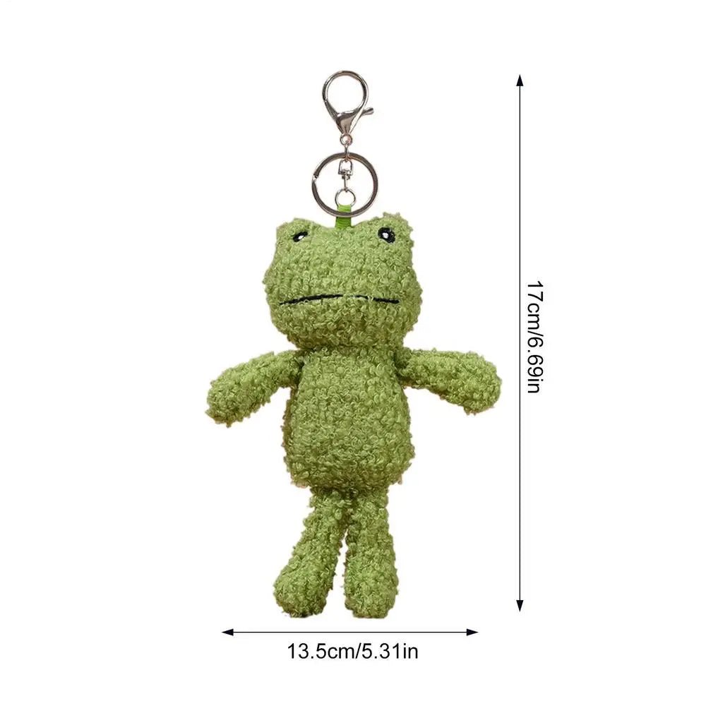 Plush Frog Keychain Bag-Charm