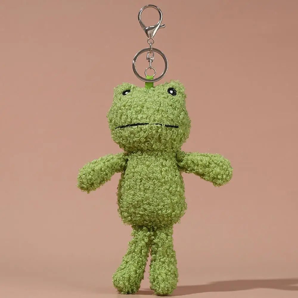 Plush Frog Keychain Bag-Charm