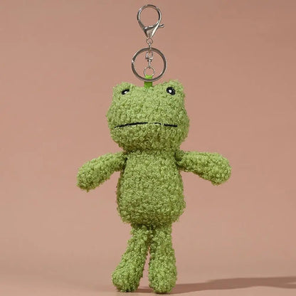 Plush Frog Keychain Bag-Charm