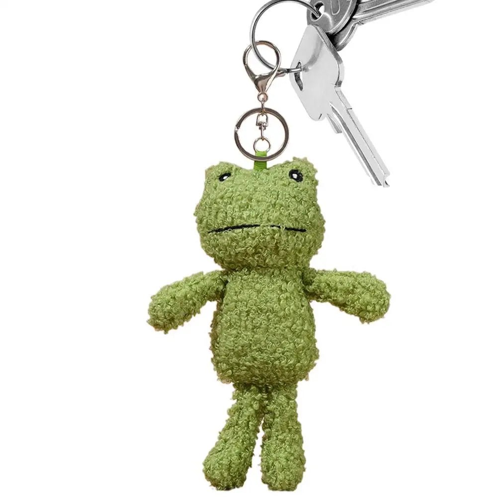Plush Frog Keychain Bag-Charm