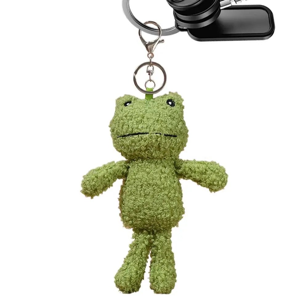 Plush Frog Keychain Bag-Charm