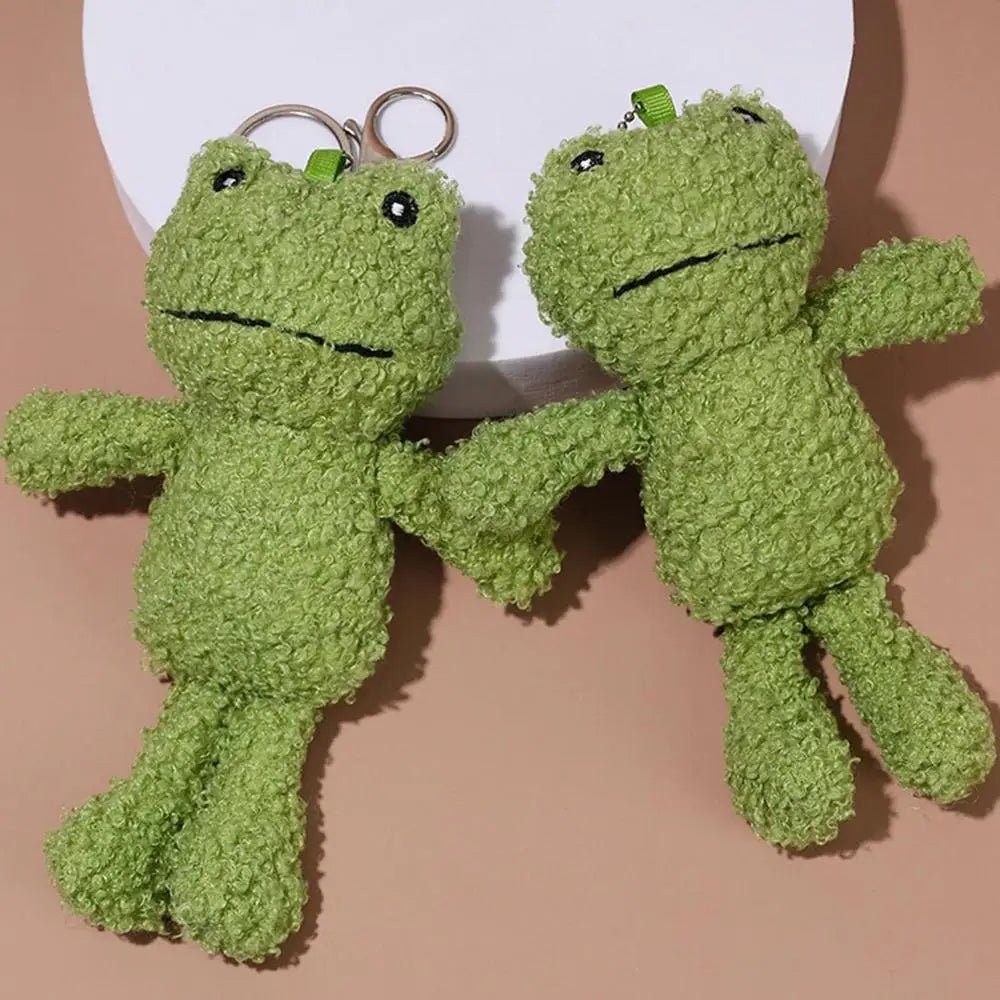 Plush Frog Keychain Bag-Charm