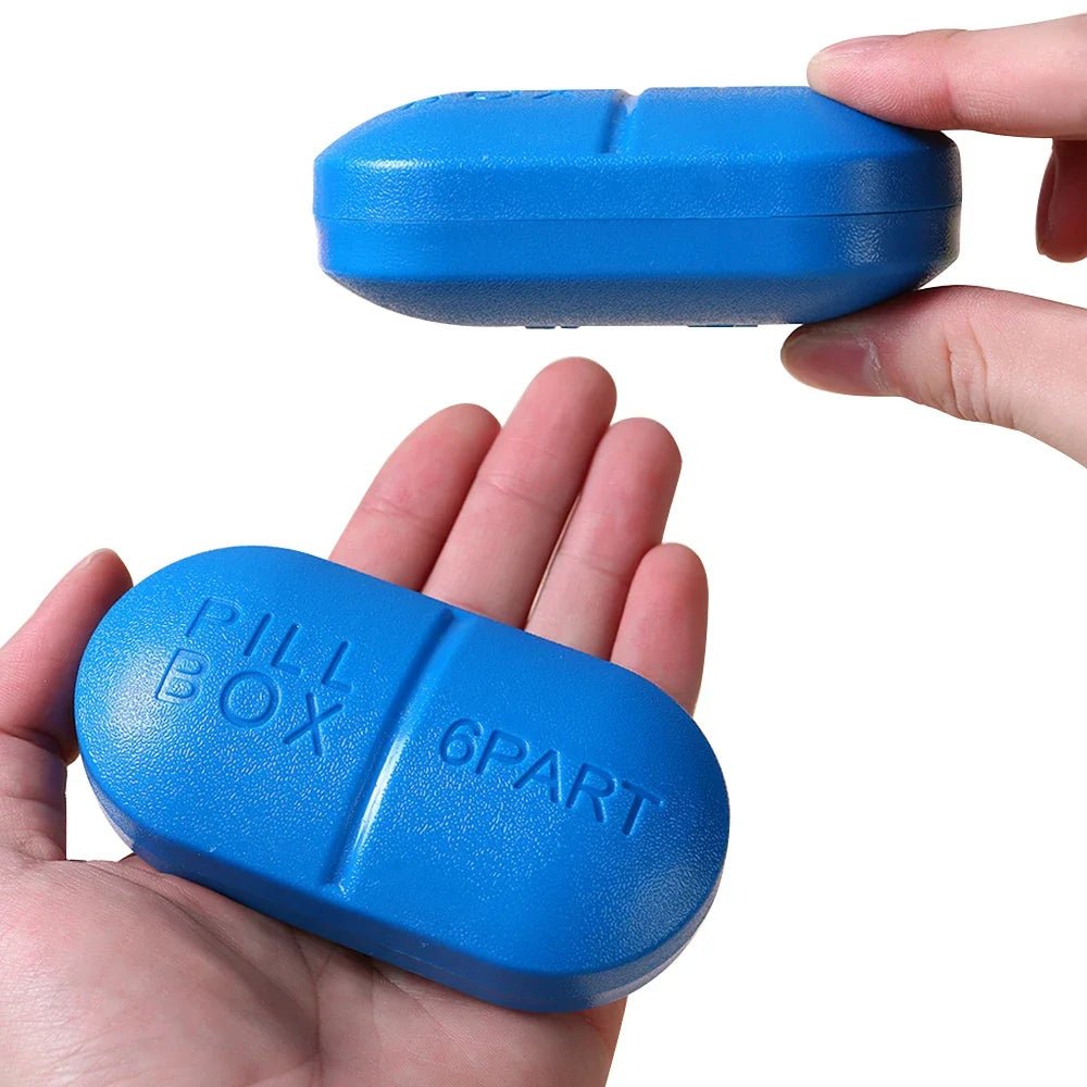 Portable Medication Organiser - cute pill shaped, availabe in 5 colours
