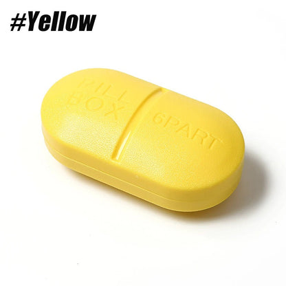 A bright yellow pill-shaped object with embossed text reading 'KILL BOX' and 'GPART' on a white background, with the text '#Yellow' in the top-left corner.