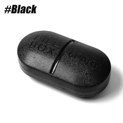 A black textured capsule-shaped product with embossed text, shown on a white background with a black hashtag label in the top-left corner.