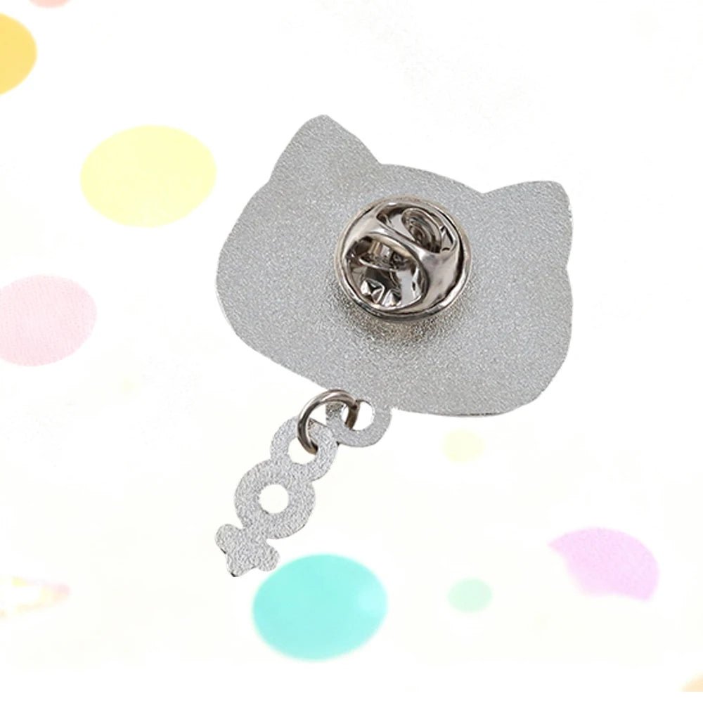 Pro-Choice Pro-Feminism Pro-Cat - enamel pin with charm