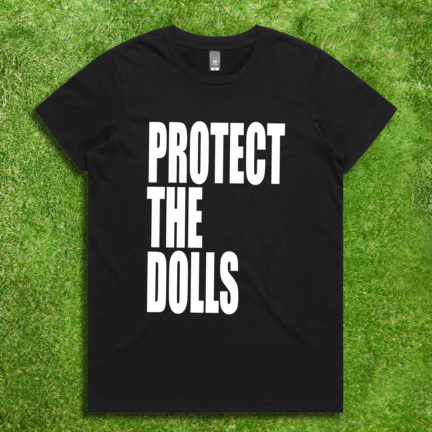 Protect The Dolls Trans Pride T-Shirt - LGBTQ+ Ally Fundraising Unisex Cotton Tee