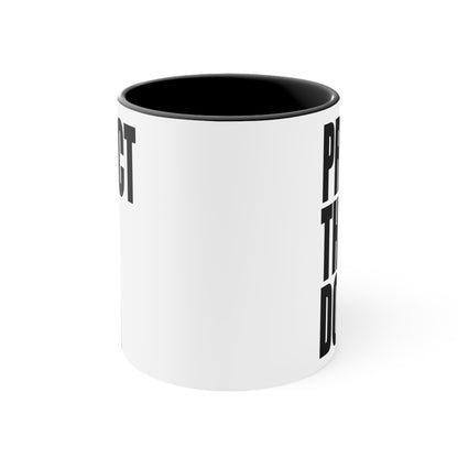 PROTECT THE DOLLS - trans rights Accent Mug