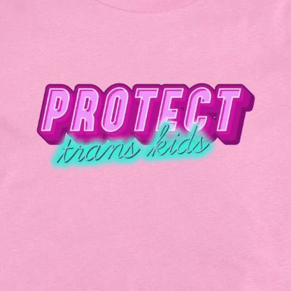 'PROTECT trans kids' AS Colour WO Crop bubble gum pink XS - XXL