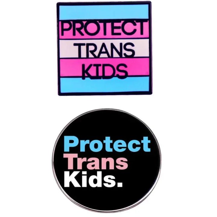 Protect Trans Kids - small enamel pins