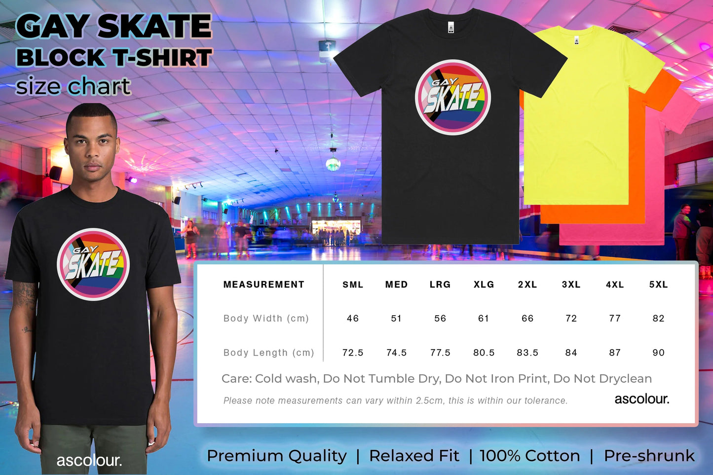 Rainbow Sunflower - Fluro or Tie Dye Local hand printed t-shirt