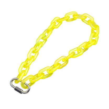 Rainbow Acrylic Chain Necklace Collar