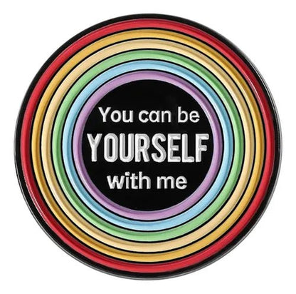 Rainbow Ally pins - set of three