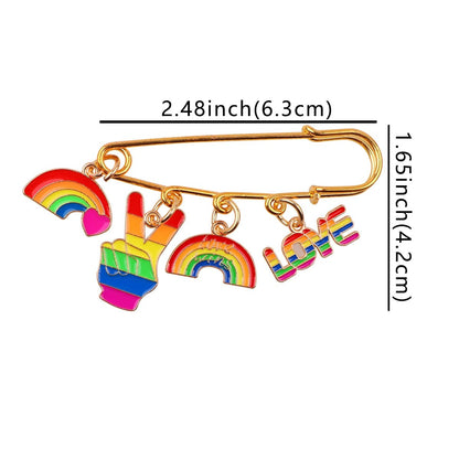 Rainbow Pride Safety Pin badge - Gay SkateRainbow Pride Safety Pin badgeskate accessoriesGay SkateGay Skate200001033:361180#1