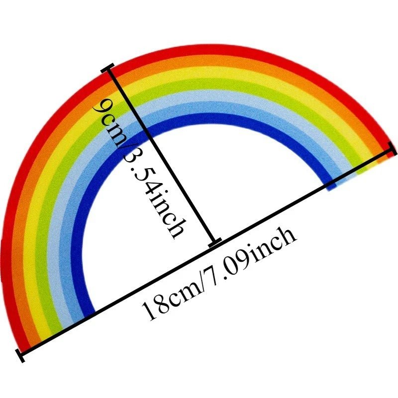 Pride rainbow windscreen sticker decal