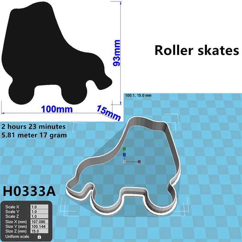 Roller Skate Cookie Cutters - Gay SkateRoller Skate Cookie Cuttersskate accessoriesGay SkateGay Skate14:200006151#H0333A