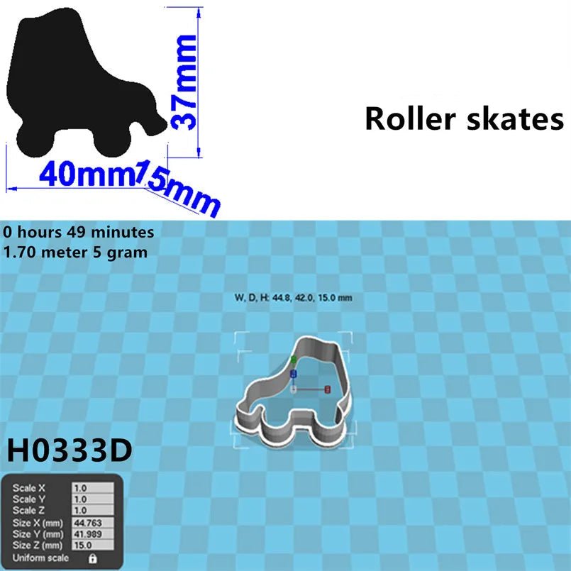 Roller Skate Cookie Cutters - Gay SkateRoller Skate Cookie Cuttersskate accessoriesGay SkateGay Skate14:200006154#H0333D