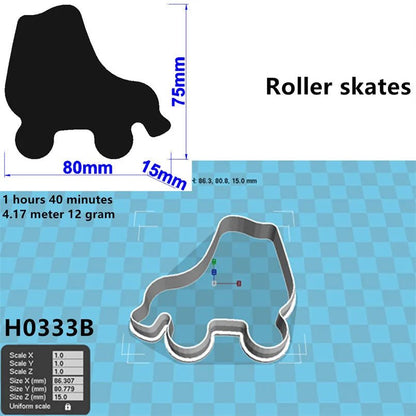 Roller Skate Cookie Cutters - Gay SkateRoller Skate Cookie Cuttersskate accessoriesGay SkateGay Skate14:200006152#H0333B