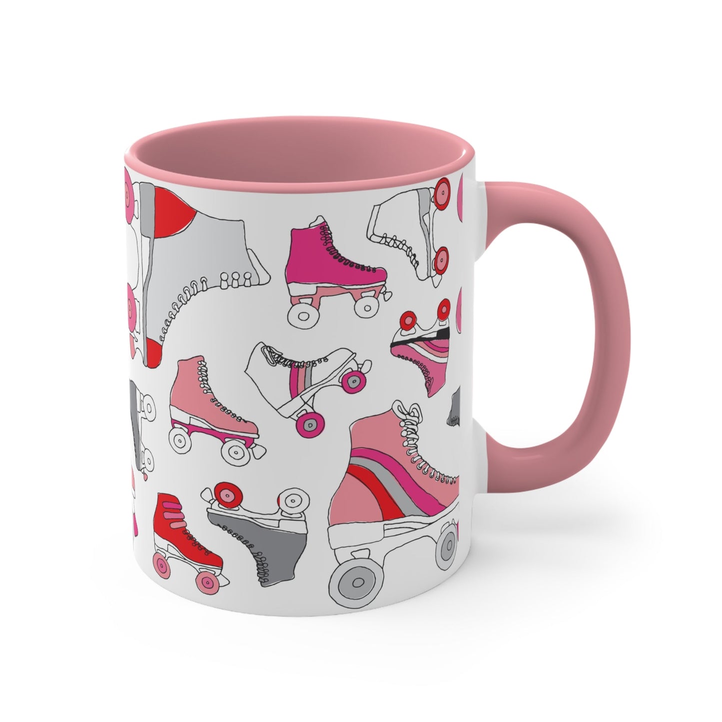 Roller Skate cup - pink, red and grey quad skates - colourful accent mug - Gay SkateRoller Skate cup - pink, red and grey quad skates - colourful accent mugMugPrintifyGay Skate11273309953806651445