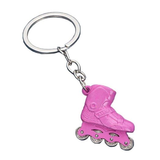 Rollerblade inline skate keychain in 8 colours Pink