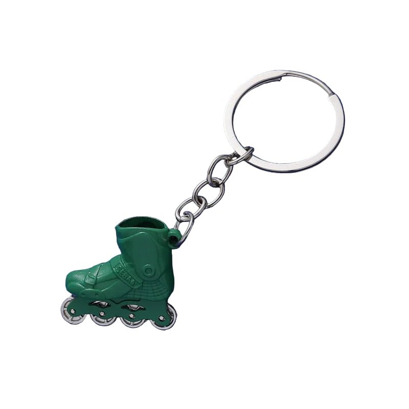 Rollerblade inline skate keychain in 8 colours Green