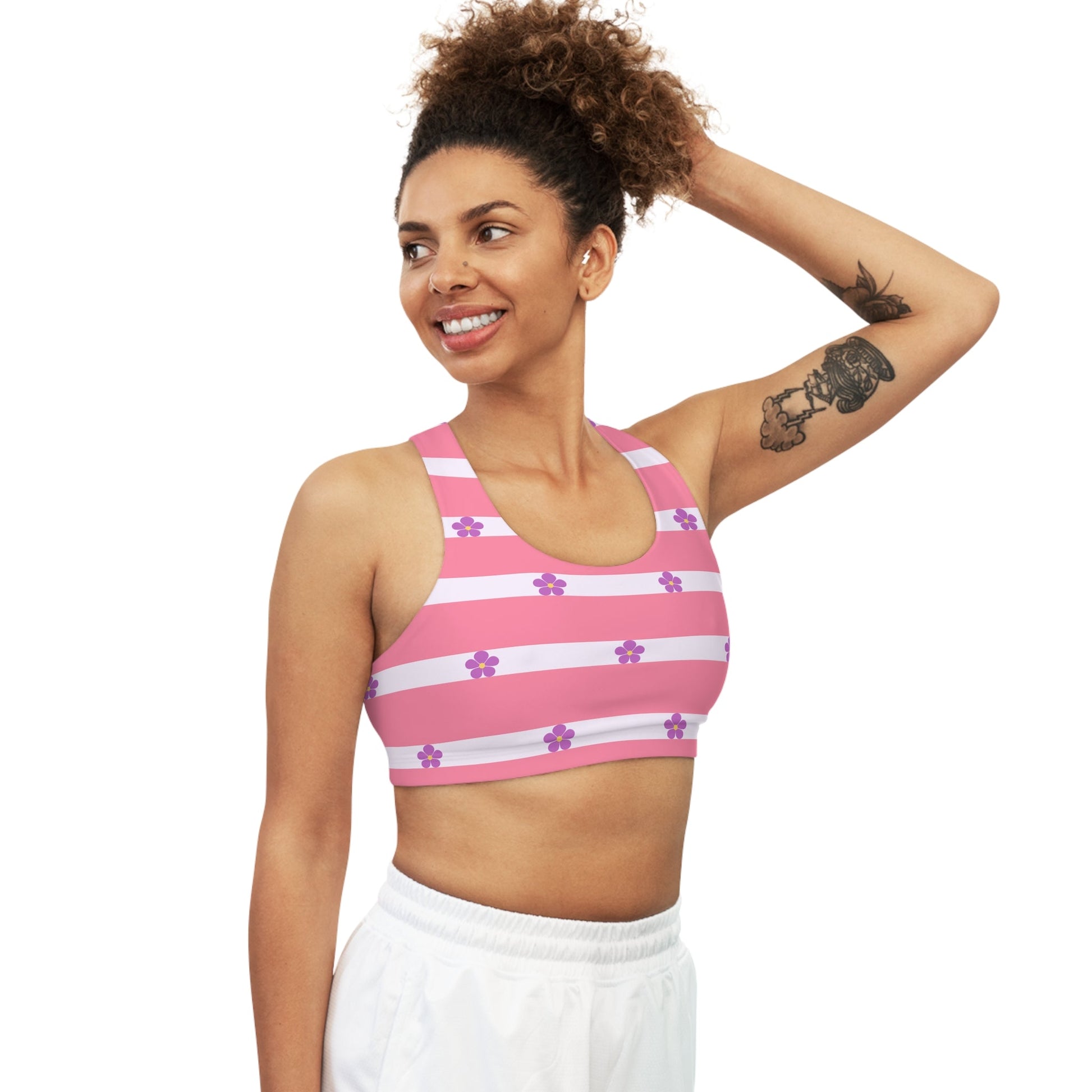 Sapphic Pride Flag Seamless Sports Bra - Gay SkateSapphic Pride Flag Seamless Sports BraAll Over PrintsPrintifyGay Skate95976505490647455326