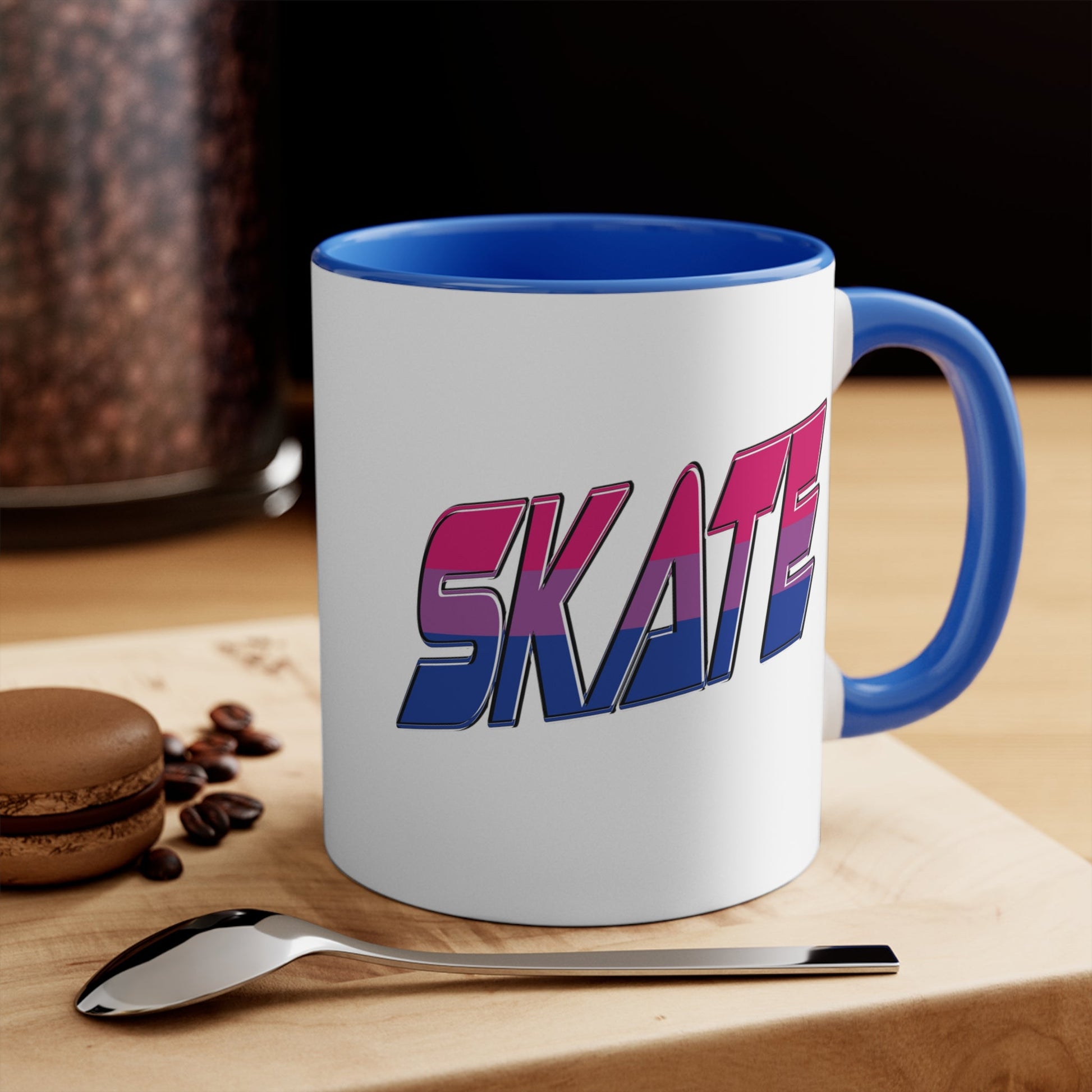 SKATE bisexual pride flag accent mug - Gay SkateSKATE bisexual pride flag accent mugMugPrintifyGay Skate23529397306910187620