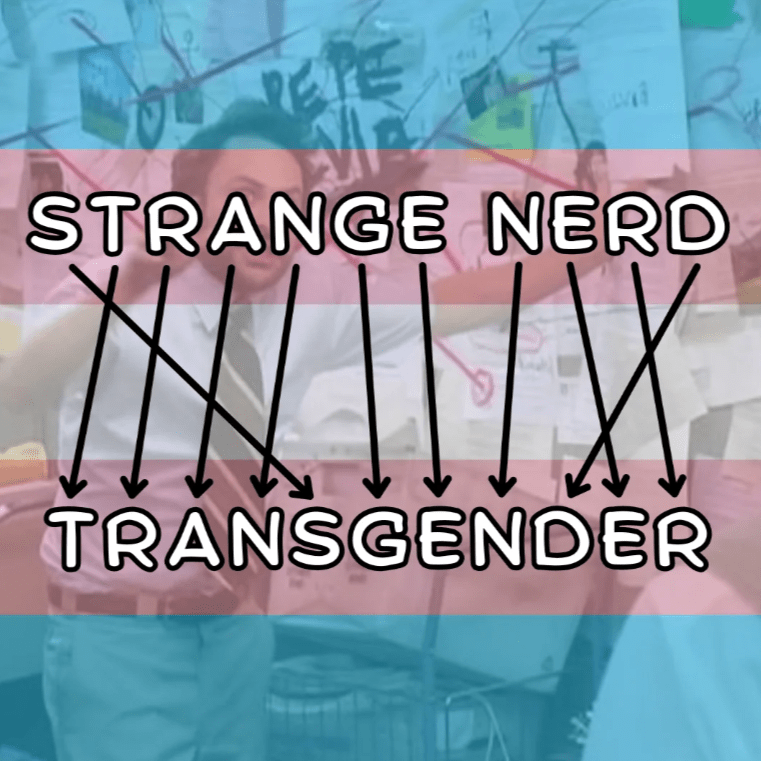 Strange Nerd transgender anagram - Local hand printed t-shirt - Gay SkateStrange Nerd transgender anagram - Local hand printed t-shirtApparelGay SkateGay Skate