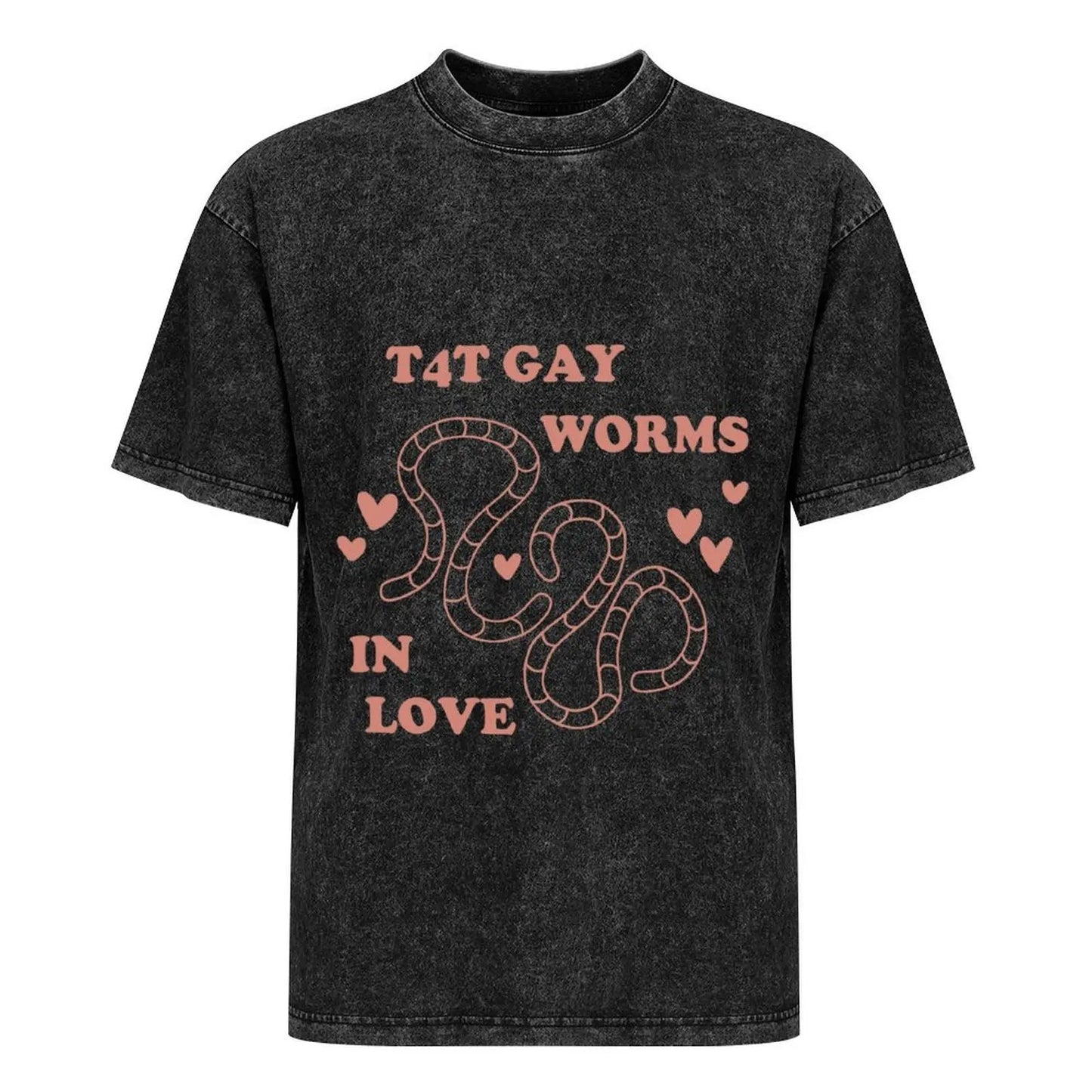 T4T GAY WORMS IN LOVE oversized distressed t-shirt - Gay SkateT4T GAY WORMS IN LOVE oversized distressed t-shirtskate accessoriesGay SkateGay Skate14:193#Black;5:100014065