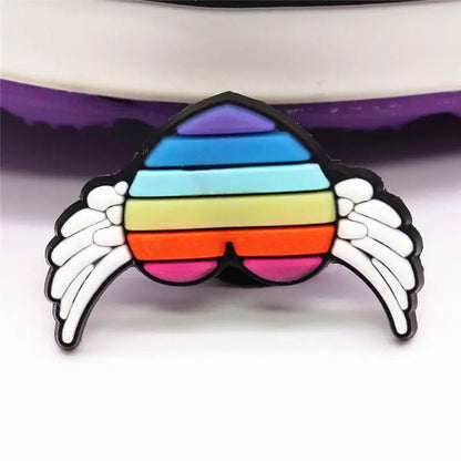 Trans and Rainbow pride shoe charms - Gay SkateTrans and Rainbow pride shoe charmsskate accessoriesGay SkateGay Skate14:350850#F;200007763:201336100