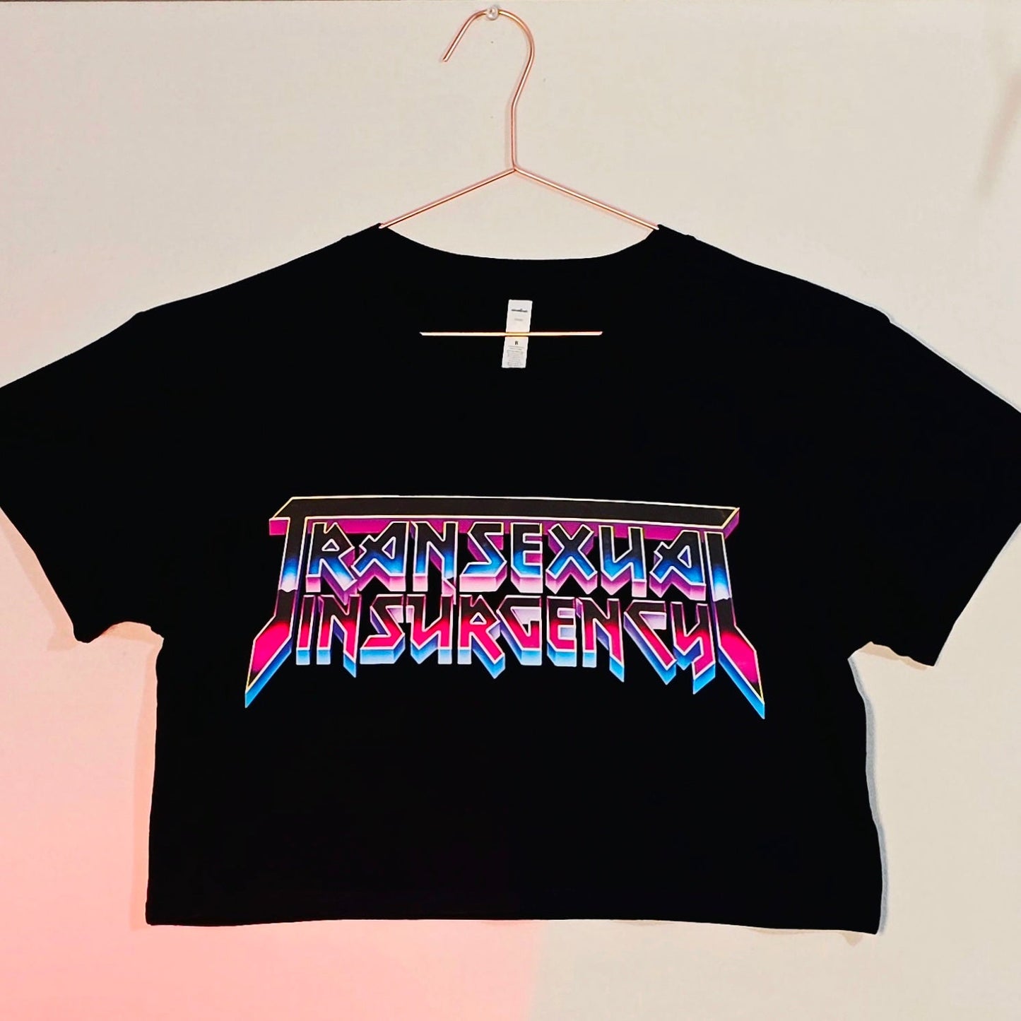 Transgender Insurgency or Transexual Insurgency - Fundraising - Locally printed crop tee