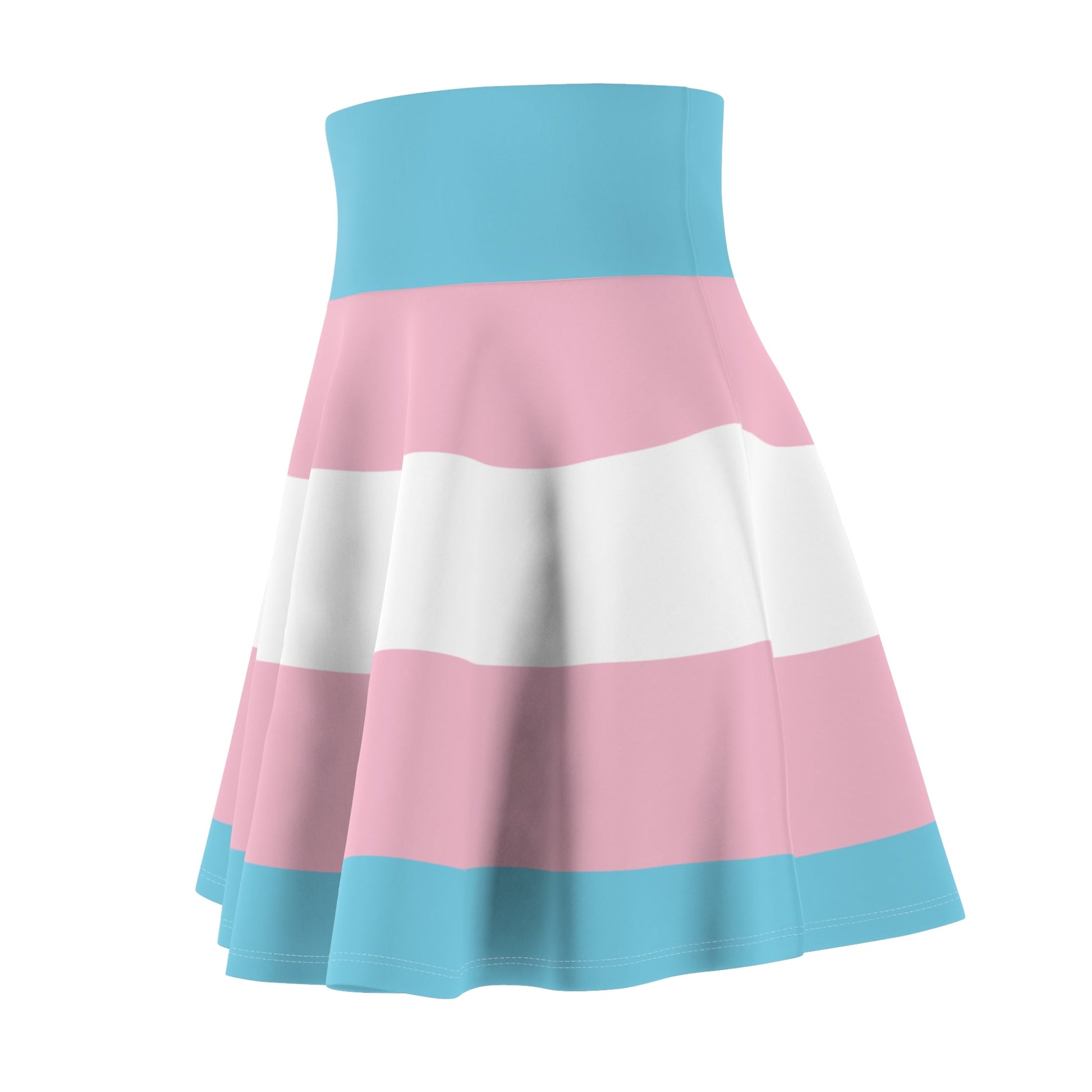 Transgender Pride Flag Skater Skirt - Gay SkateTransgender Pride Flag Skater SkirtAll Over PrintsPrintifyGay Skate31885998008920923247