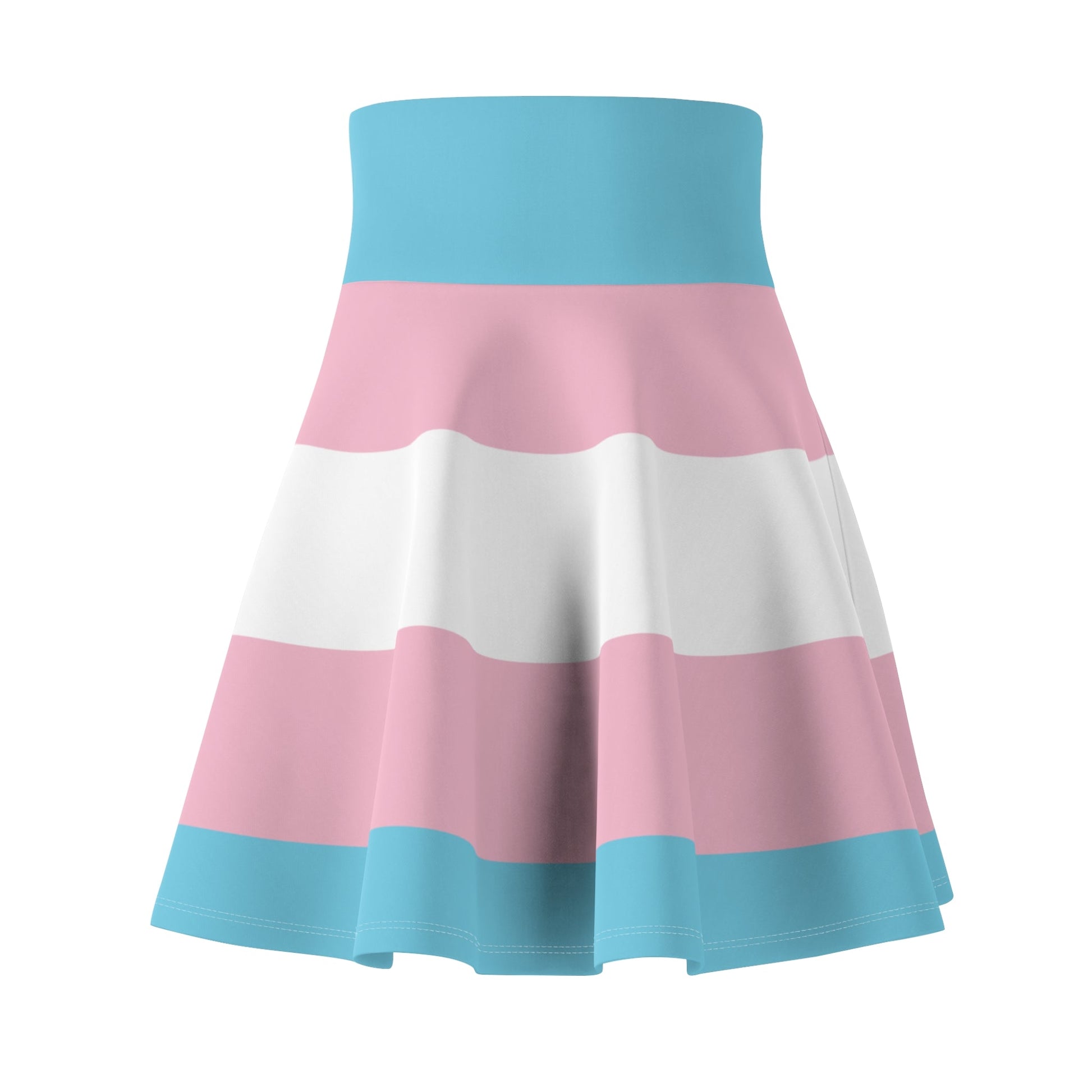 Transgender Pride Flag Skater Skirt - Gay SkateTransgender Pride Flag Skater SkirtAll Over PrintsPrintifyGay Skate31885998008920923247