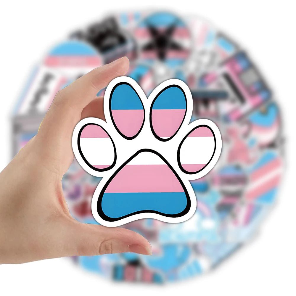 Transgender Pride Stickers - 10, 30 or 60 pieces - Gay SkateTransgender Pride Stickers - 10, 30 or 60 piecesskate accessoriesGay SkateGay Skate14:200004890#30PCS