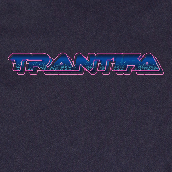Black t-shirt with 'TRANTIFA' logo