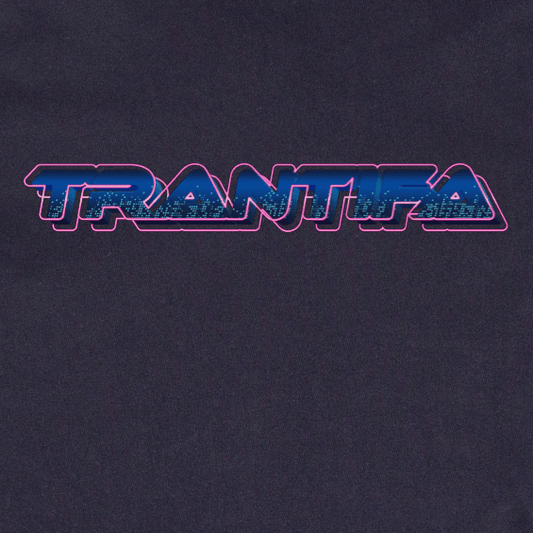 Black t-shirt with 'TRANTIFA' logo