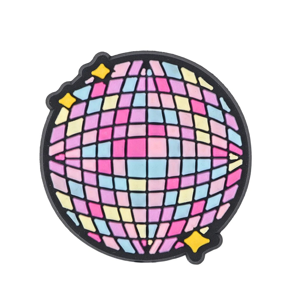 Disco ball jibbitz. Mirror ball shoe charm